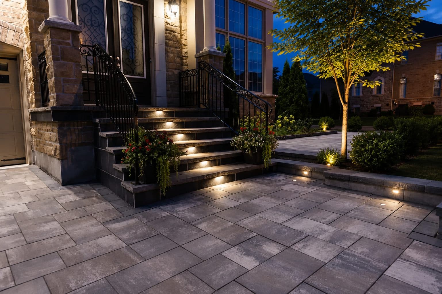 Landscaping and interlock project by 11x12 Solutions